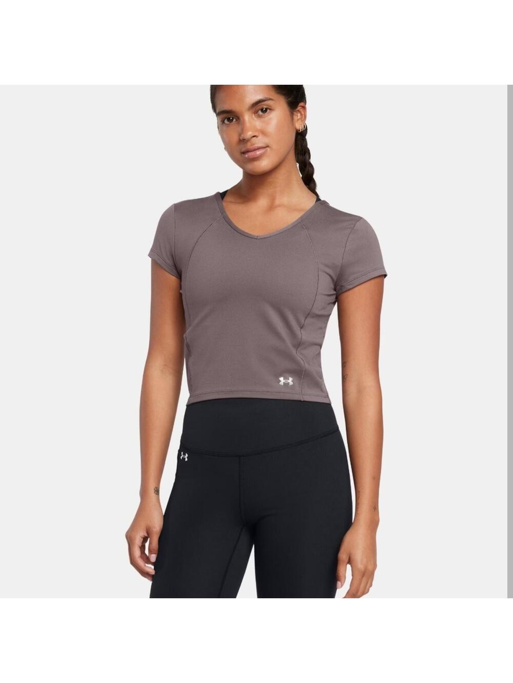 Under Armour Women's Crop Top Short Sleeve Athletic Shirt